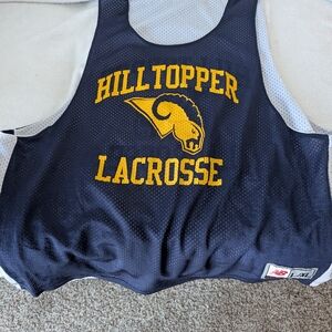 New Balance Navy and White Reversible Hilltopper Lacrosse Scrimmage Pinny Jersey